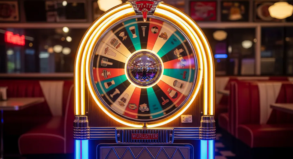 Jukebox Wheel fortune wheel game cover